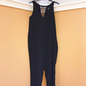 Mesh Detail Jumpsuit